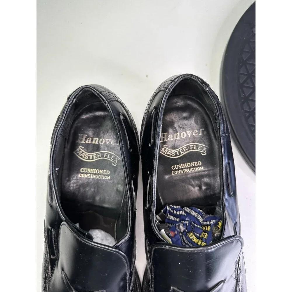 VTG Hanover Shoes Men's 9 C/A Loafer Master Flex All Leather Tassel USA